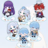 Anime Frieren Beyond Journey's End 10cm Cute Acrylic Standee Cartoon Desk Ornament Gift for Fans keychain