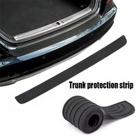 Trunk Rear Guard Bumper Protector Anti Scratch Car Trunk Decorative Mat Universal Door Sill Decorative Cover Strip Car Styling