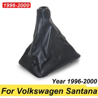 For Volkswagen Santana 2000 Black High Quality Leather Double Suture Plastic Base Manual Dust Cover For Santana 2000 1 Pcs