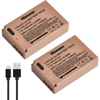 LP-E12 LPE12 LP E12 Battery with Type-C Input Port for Canon Rebel SL1 100D Kiss X7 EOS-M EOS M2 EOS M10 M50 M100 M200