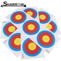 10/20pcs Archery Target Papers 23*67cm 18m Double Glued Paper Fit Compound Bow Competition Training Shooting Target Accessory