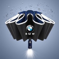 Car With LED Flashlight Reflective Stripe Reverse Umbrellas For BMW M 1 2 3 4 5 7 Series X1 X3 X4 X5 X6 X7 F10 F30 E46 E60