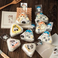 50/100Pcs Japenese Triangle Seaweed Onigiri Wrappers Sushi Bento Disposable Packing Bags Making Mold Bento Accessories
