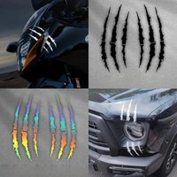AliExpress NONE 2PCS Motorcycle Claw Stickers - High-Adhesive Vinyl Decals for Motocross Helmets & Bike Gear, Universal DIY