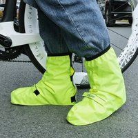 1 Pair Thickened Cycling Shoe Covers Waterproof Windproof Non-Slip For Road Mountain Bike Lock Shoes Rainproof Cycling Booties