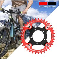 AliExpress 1x Electric Bicycle 32 34 36 38T Chainring + Adapter For Bafang BBS01 02 Durable Aluminum Alloy Chainring Ebike Accessories
