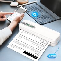 Portable Wireless Thermal Printer, XL-P801 Bluetooth Inkless Printer for Phone & PC,Prints 2.2”–8.3”,Travel Printer for Home
