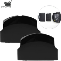 DATA FROG Battery Back Door Cover Case Replacement for Sony PSP 2000 3000 Fat Black New Repair Parts