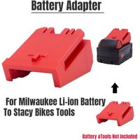 Für Stacyc Milwaukee Batteries Adapter Konverter. Funktioniert mit allen neuen Stacyc-Fahrrädern.