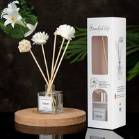 50ml Home Aromatherapy Reed Diffuser Set Jasmine Lavender Essential Oil for Hotel Living Toom Fragrance