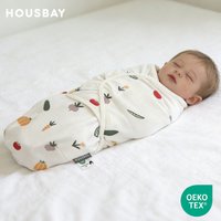 0-6 Months Baby Sleeping Bag Summer Thin Single Layer 100% Cotton Soft Breathable Newborn Swaddle Wrap Anti-Startle Sleepsack