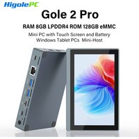 Higole Gole 2 Pro 5.5'' Mini PC Intel N5095 Windows 11 WiFi5 8/16 128/256G 4K Windows Tablet Laptop Desktop PC Mini Computers