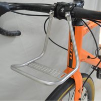 Front Rack 304 Stainless Steel Handlebar Pack Mount Bag Support Cargo Rack for Gravel, Road Bikes, Commuter & Touring Bicycles
