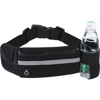Fitness Adjustable Waterproof Crossbody Bag Unisex Running Waist Pack Hands-free Pouch for Outdoor Running Gym Workout Essential