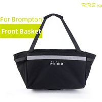 AliExpress NONE Front Storage Bag With Bracket Original Front Storage Bag For Brompton Folding BicycleVegetable Basket Bag And Internal Bracke