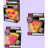 Needoh Squeeza Pizza Toy Vibrant Ultra Soft Super Stretchy Slow Rising Anxiety Reducing Non Toxic Party Favor Stress Relief Gift