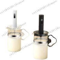New Electric Egg Beater Small Hair Beater Household Baking Coffee Blender Egg Beater Set Milk Foam Cup