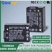 DMW-BMB9 DMW BMB9 BMB9E Battery 1500mAh Rechargeable Battery For Panasonic Lumix DC-FZ82 FZ70 FZ60 FZ100 FZ150 FZ40 FZ45 FZ47