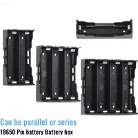 18650 Battery Plastic Case 1X 2X 3X 4X 18650 Battery Holder 18650 Battery Storage Box 1 2 3 4 Slot Batteries Container Hard Pin