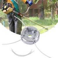 Universal Aluminum Alloy Lawn Mower Head and Replacement -Feed Nylon/String Compatibility for Tools Lawn Mowers Trimmer Head