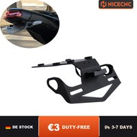NICECNC für Yamaha Tenere 700 2019-2024 Motorrad-Kennzeichenhalter mit LED-Licht Tenere 700 2024 2023 2022 2021 2020 2019 Tenere 700 Zubehör