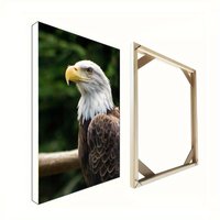 Dropshipping Wooded Photo Frame DIY Wood Painting Frame for Photos on The Wall, 50x70 60x80 CM,Room Home Decor Picture Frames