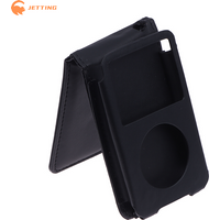 (New) 1Pcs Black Protective Leather Case With Belt Clip For Classic 6th 7th Video