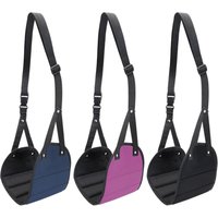 Portable Airplane Footrest Adjustable Strap Comfortable Plane Travel Foot Hammock Feet Rest Hanger for Airplane Train Office Car