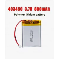 1pcs-10pcs 403450 800mAh Li Polymer Ion Battery 3.7V Lithium Batteries for Radio Speaker Beauty GPS Navigator Controller Camera