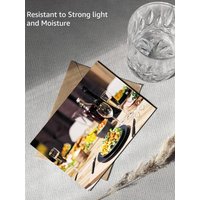 115 GSM A4 100 Sheets Single Side Glossy Photo Print Inkjet 8.3 X 11.7" Letter Size DIY Chip Bag Party Fa
