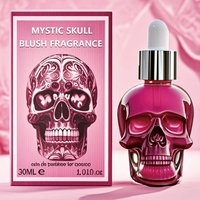 Pink Crystal Skull Fragrance Charming Rose Raspberry Scented Essential Oil Alcohol-Free Dating Accessories Home Decoration 30ml