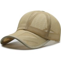 Breathable Mesh Baseball Cap for Men Women Summer Outdoor Sports Sunscreen Sunhat with Openwork Brim