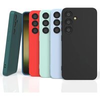 Original Phone Case For Galaxy S26 S25 S24 S23 S22 Ultra Case Soft Liquid Silicone for Samsung A52 A56 A54 A36 A53 Funda Coque