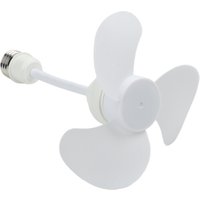 Indoor Ceiling Fan E27 Screw Mouth Household Electric Fan Brushless Motor 14CM Bedroom Silent Fan LED Energy-saving Fan