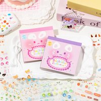 MINKYS 24 sheets Cute Cartoon Decorative Sticker Book Journal Material Kpop Stickers Kids Gift School Stationery