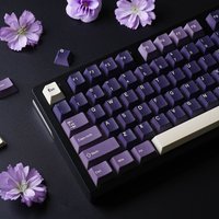 Mechanical Keyboard Purple keycaps 7U ISO Russian Spanish French Abnt2 Japanese Korean German Arabic Cherry Profile PBT Keycap