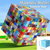 20-500PCS Random Magnetic Cubes, Kids STEM Building Blocks, Creative Stacking Toy, Gift for Boys Girls 3+