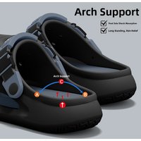 Arch Support Men's 2026 New Summer Outdoor Wear Thick Bottom Anti-slip EVA Odor Resistant Slip-resistant Clog Casual Sandals