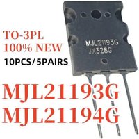10PCS=5pairs MJL21193G MJL21194G TO-3PL Audio Amplifiers Power Transistors Brand New In Stock