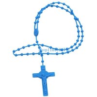 98km Glowing Rosary Necklaces Catholicism Religious Jewelry Party Gift for Prayer