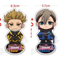 Anime GACHIAKUTA Rudo Enjin Zanka Riyo Jabber 10cm Acrylic Standee Keychain Figure Desk Decor Standing Sign Fans Gifts