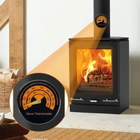 Wood Stove Thermometer Magnetic Oven Stove Temperature Meter for Wood Burning/Gas/Pellet Stove/Stove Pipe Avoiding Overheat