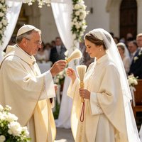 New Wooden Handle Holy Water Aspergillum Sprinkler Brush for Catholic Orthodox Church Blessing Ritual Religious Liturgy Tool