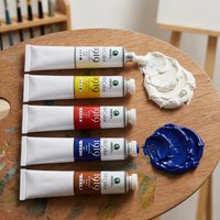 Marie's 5Pcs Professional Oil Paint 50ML Large Tube Pigment for Artists Beginners DIY Art Painting Supplies