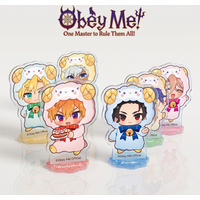 Game Obey Me! One Master to Rule Them All! Cute Cartoon Mammon 10CM Acrylic Stand Keychain Cosplay Desk Decor Collect Gifts