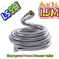 LSSH Stainless Steel Flexible Shower Hose Tube Pipe For Bathroom Accessories Shower Tube High Strength Hot And Cold Hose