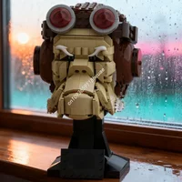 723pcs MOC Kuiil Head Helmet Collection Style Star Model Building Blocks Toys Assemble DIY Christmas Gift Idea Kids Birthday