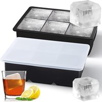160 Grid Big Ice Tray Mold Giant Jumbo Large Food Grade Silicone Ice Cube Square Tray Mold DIY Ice Maker Ice Cube Tray