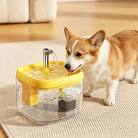 1.5L Automatic Pet Water Dispenser for Cats Dogs Ultra Quiet Pump Filtered Drinking Water Easy to Clean Pet Water Bowl USB 5V