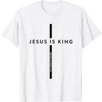 Jesus Is King Jesus Costume Adult Christian Men Women Kids T-Shirt Streetwear Ropa Hombre